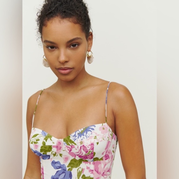 Reformation Kourtney Midi Dress in Donna Size 6 - Picture 4 of 6